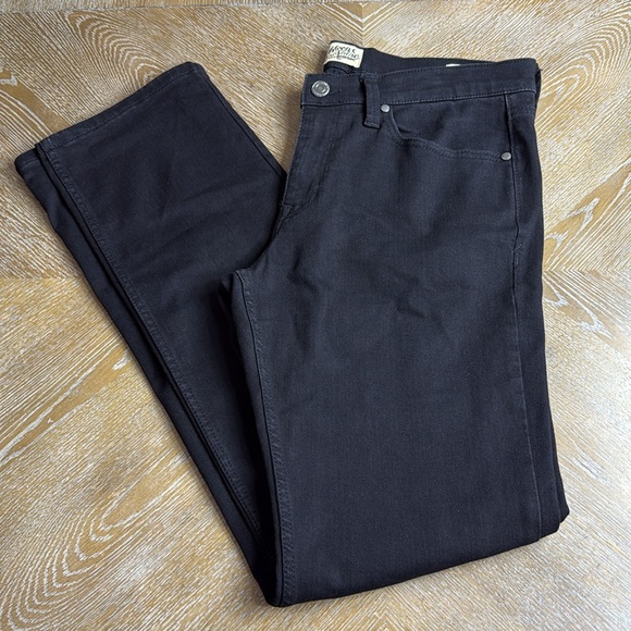 Moonshine Spirit Men's 120 Proof Slim Straight Jeans AW5 Black Jeans 34W/34L - Picture 1 of 10